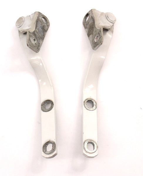 Hood Hinges 95-97 VW Passat B4 LB9A White - Genuine - 3A0 823 301 / 302 A