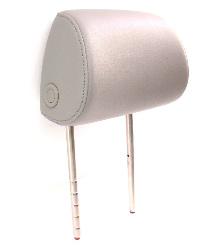 RH Front Seat Headrest Head Rest 05-10 VW Jetta GTI MK5 - Grey Leather - Genuine