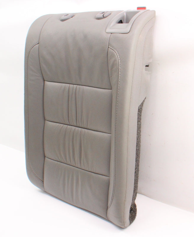 LH Rear Seat Back Rest & Latch 05-10 VW Jetta MK5 - Art Gray Leather