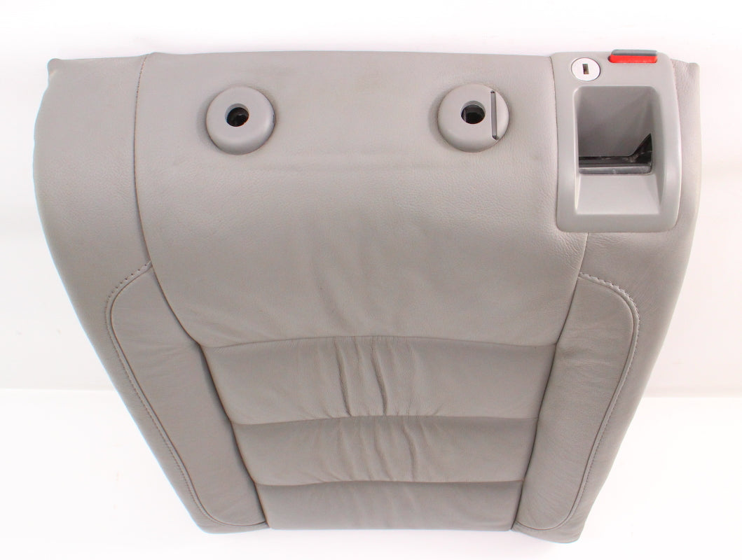 LH Rear Seat Back Rest & Latch 05-10 VW Jetta MK5 - Art Gray Leather