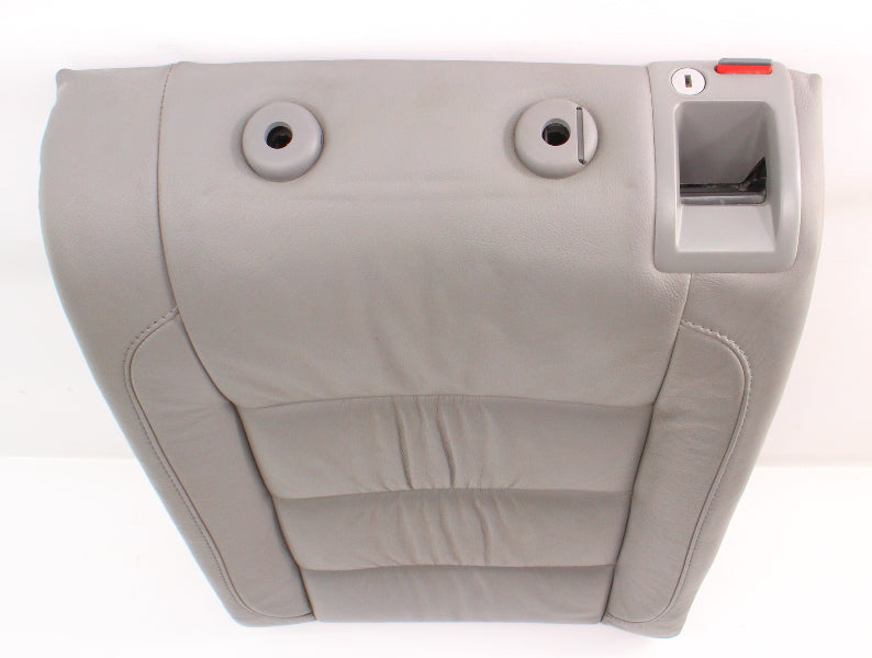 LH Rear Seat Back Rest & Latch 05-10 VW Jetta MK5 - Art Gray Leather