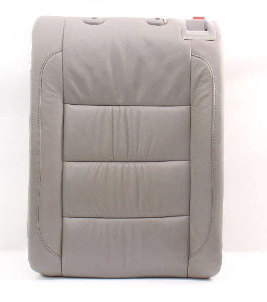 LH Rear Seat Back Rest & Latch 05-10 VW Jetta MK5 - Art Gray Leather