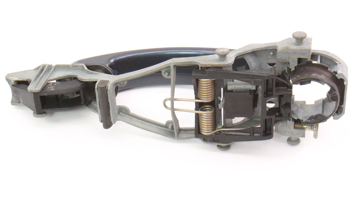 LH Exterior Door Handle 05-10 VW Jetta MK5 Sportwagen LC5F Blue - 1K0 837 885