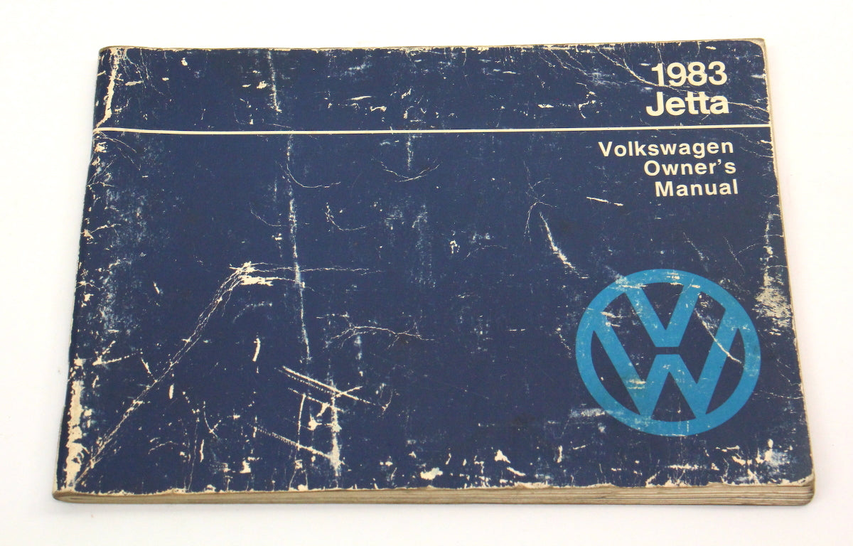 1983 Volkswagen VW Jetta MK1 Owners Manual Book