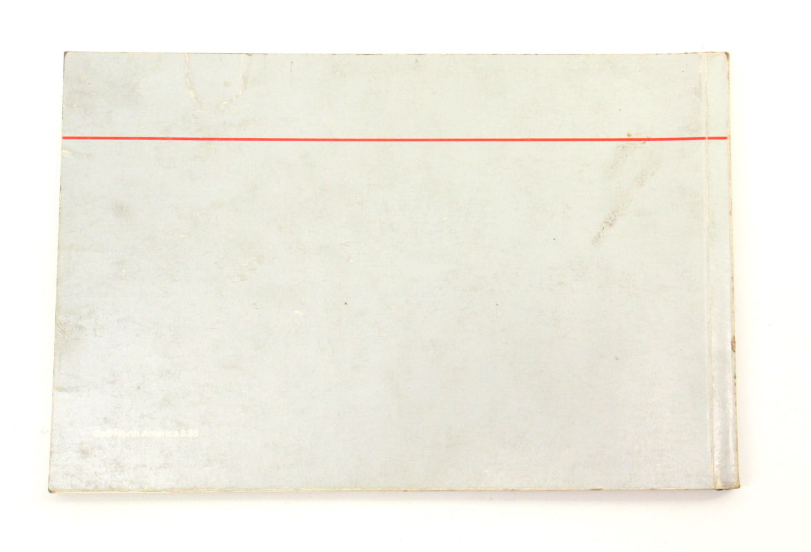 1986 Volkswagen VW Golf Owners Manual Book MK2 - Genuine