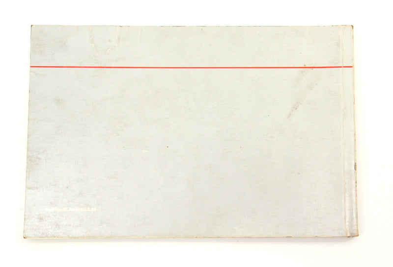 1986 Volkswagen VW Golf Owners Manual Book MK2 - Genuine