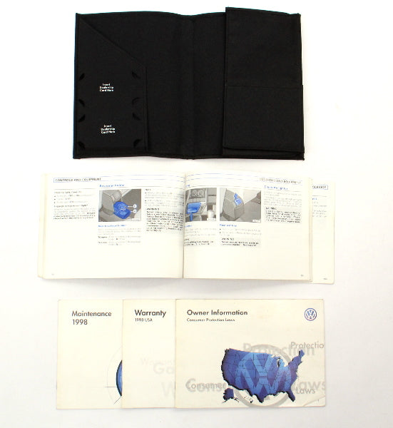 1998 Volkswagen VW Jetta MK3 Owners Manual Book ~ Genuine
