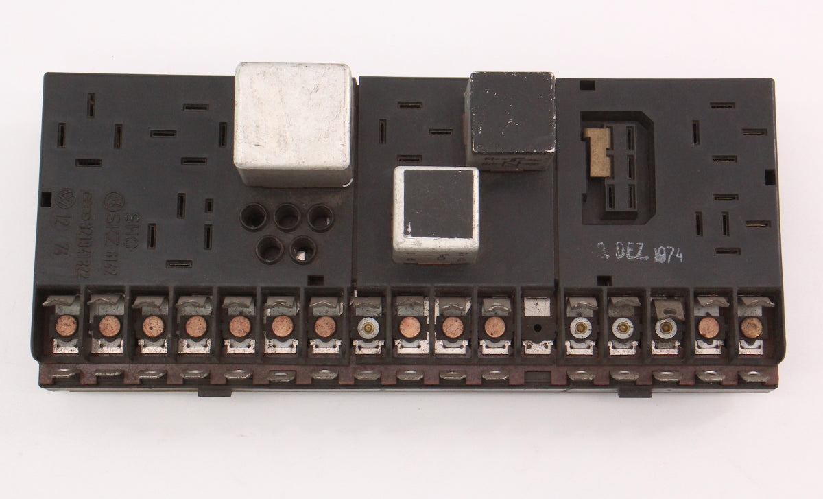 Fuse Box Relay Panel 73-79 Audi Fox - Genuine - 321 941 822