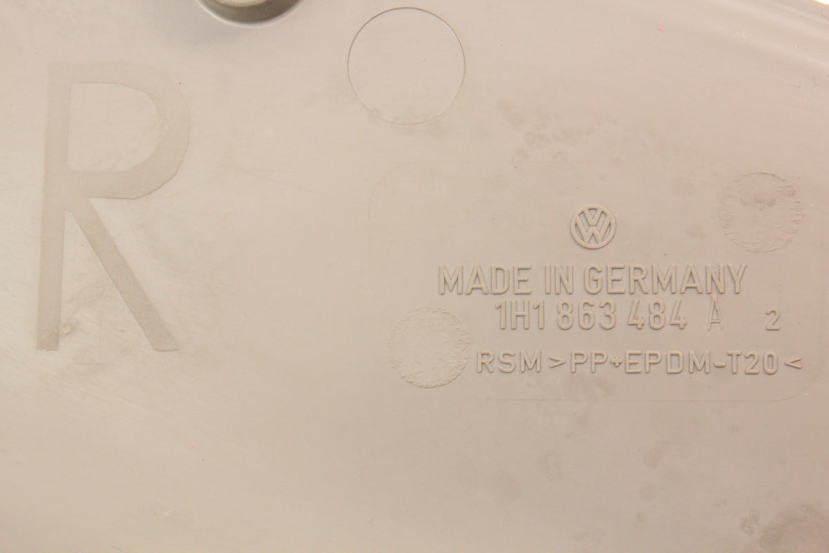 RH Lower Kick Panel Interior Trim 95-99 VW Cabrio MK3 - 1H1 863 484 A