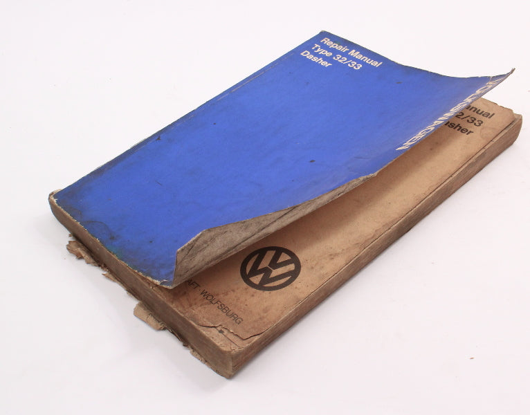 Official Repair Service Manual Book Type 32/33 VW Dasher 42-00-4121-1