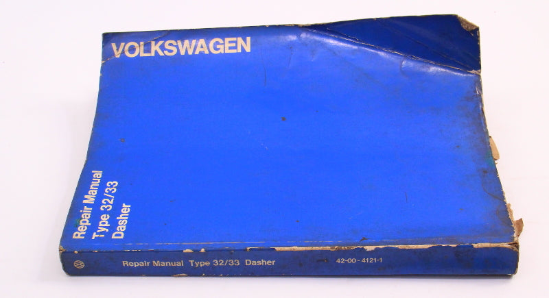 Official Repair Service Manual Book Type 32/33 VW Dasher 42-00-4121-1