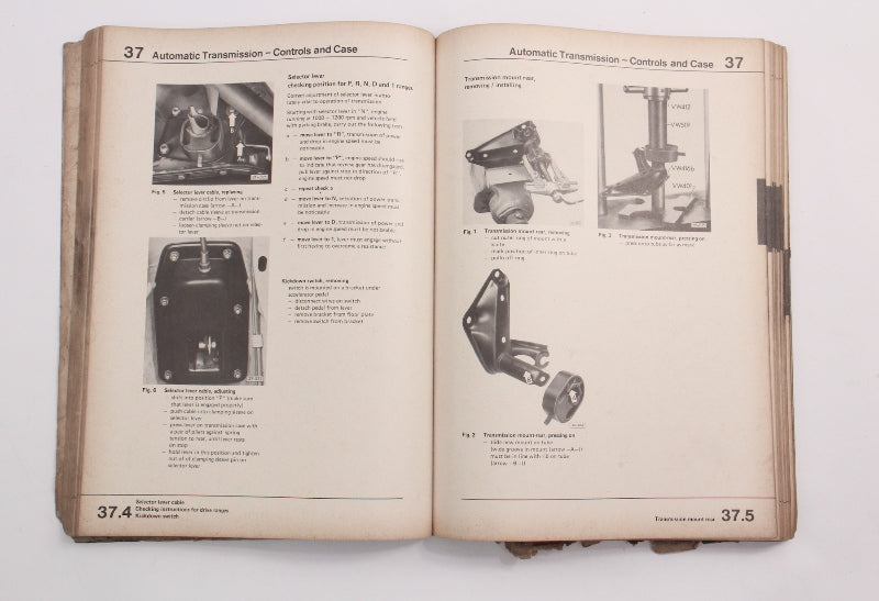 Official Repair Service Manual Book Type 32/33 VW Dasher 42-00-4121-1