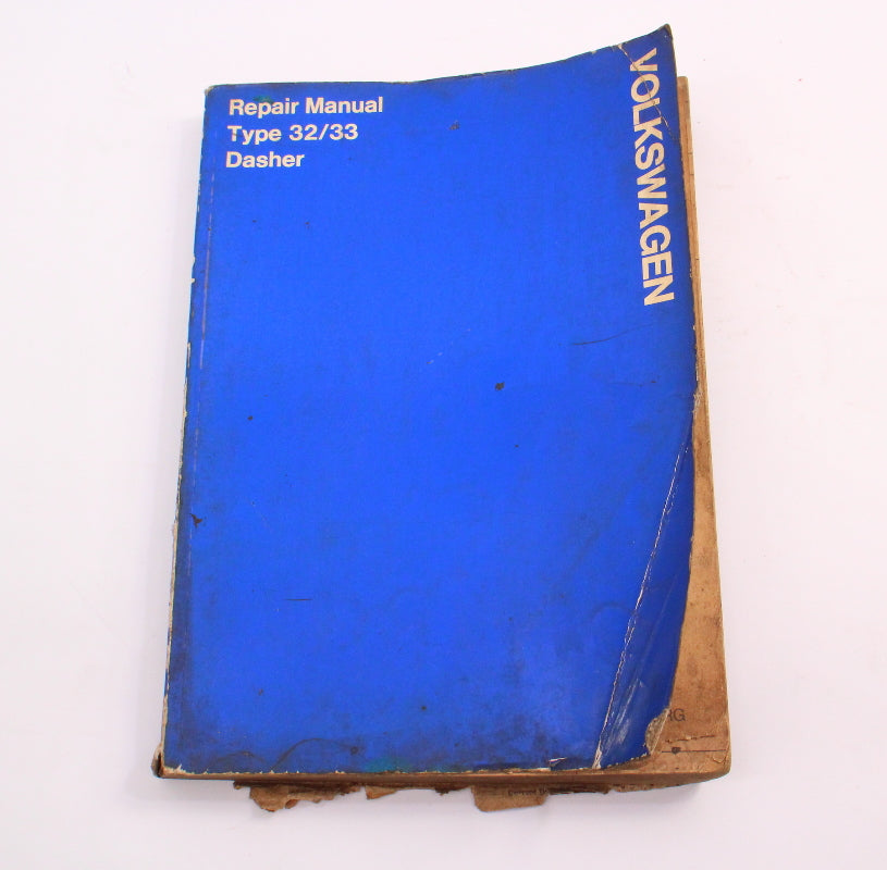 Official Repair Service Manual Book Type 32/33 VW Dasher 42-00-4121-1