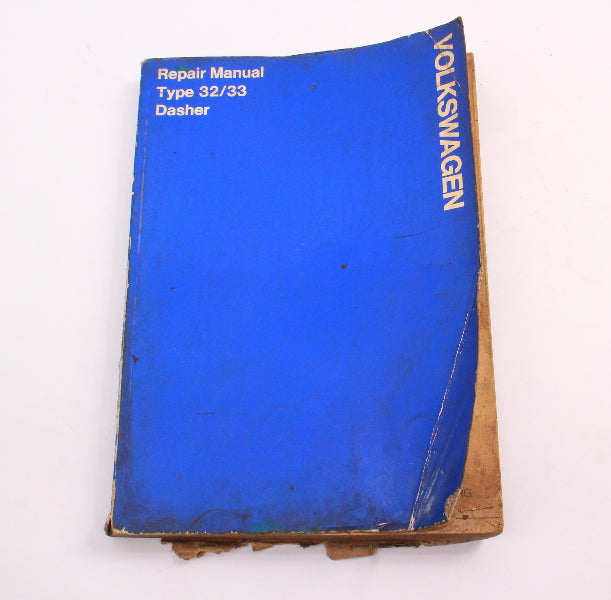 Official Repair Service Manual Book Type 32/33 VW Dasher 42-00-4121-1