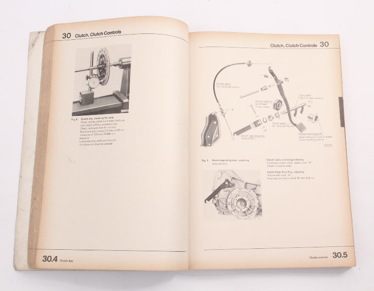 Official Repair Service Manual Book Type 32/33 VW Dasher 42-00-4121-1 -