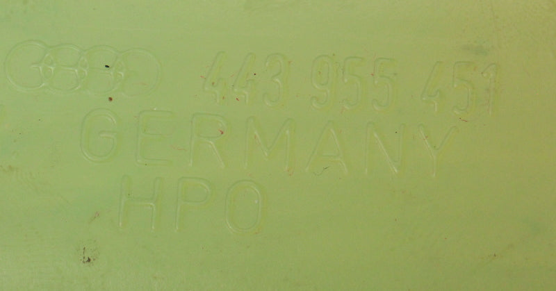 Wiper Reservoir Tank 84-88 Audi 5000 ~ Genuine ~ 443 955 451