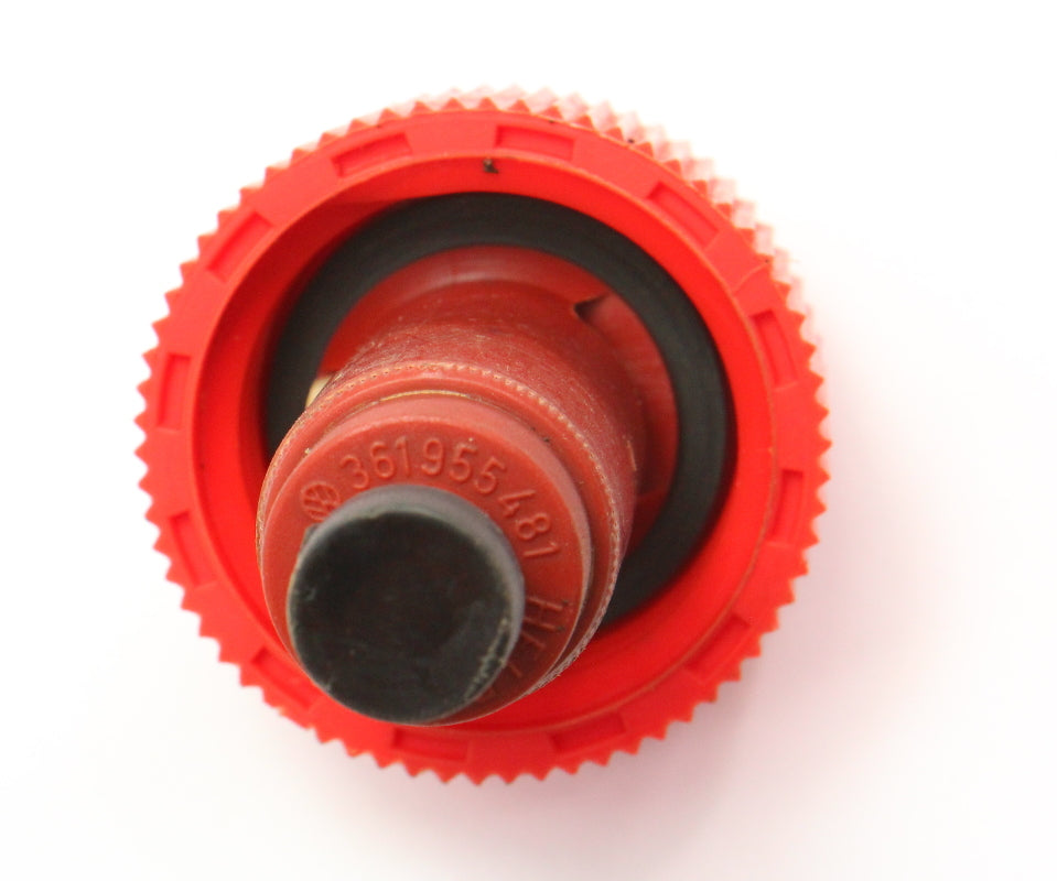 Red Helphos Washer Spare Tire Tank Cap Valve VW Beetle Bug Aircooled 361 955 481