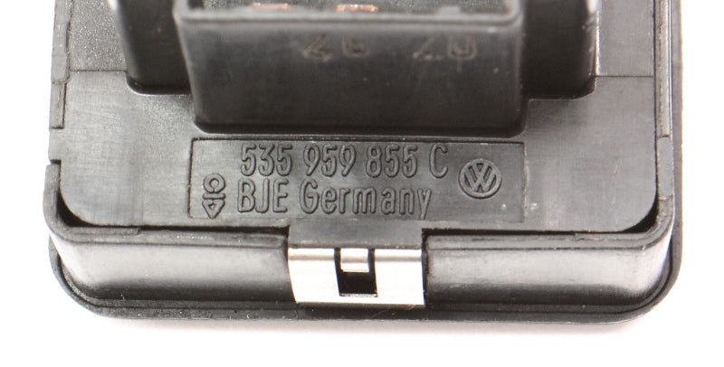 RH Power Window Switch 93-94 VW Corrado SLC Late - Genuine OEM - 535 959 855 C