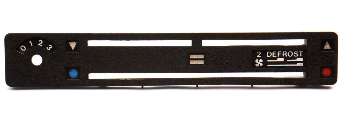 Climate Temp Controls Trim Face Plate 75-80 VW Rabbit MK1 Early ~ 171 919 383 E