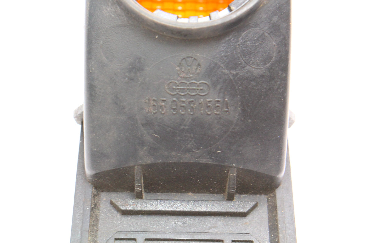 Front Bumper Turn Signal Lamp Lens 85-89 VW Jetta MK2 - Genuine - 165 953 155 A