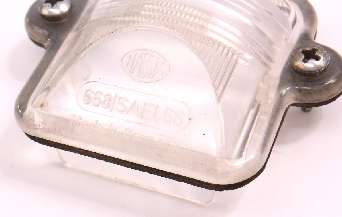 Hassia License Plate Light 64-79 VW Beetle Bug Ghia Notch Fastback 311 943 121 A