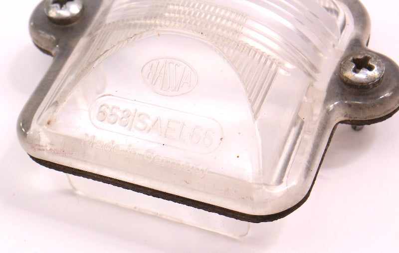 Hassia License Plate Light 64-79 VW Beetle Bug Ghia Notch Fastback 311 943 121 A