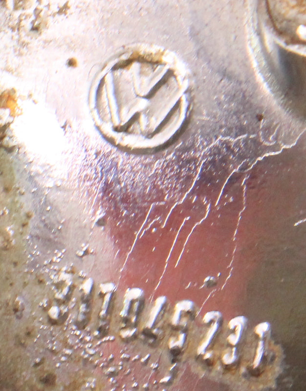 Tail Light Lamp Housing 62-69 VW Type 3 Notch Square Fast Back - Genuine German