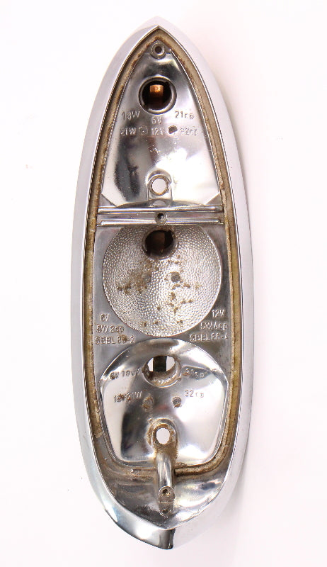 Tail Light Lamp Housing 62-69 VW Type 3 Notch Square Fast Back - Genuine German