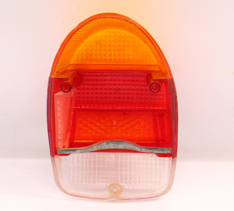 RH Tail Light Lamp Lens 68-70 VW Beetle Bug Aircooled - Euro Amber Top