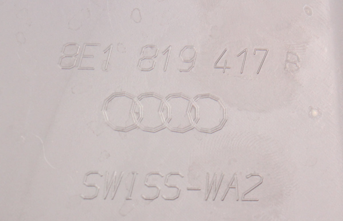 Windshield Rain Tray Cowl Battery Cover 02-05 Audi A4 S4 B6 ~ 8E1 819 417 B
