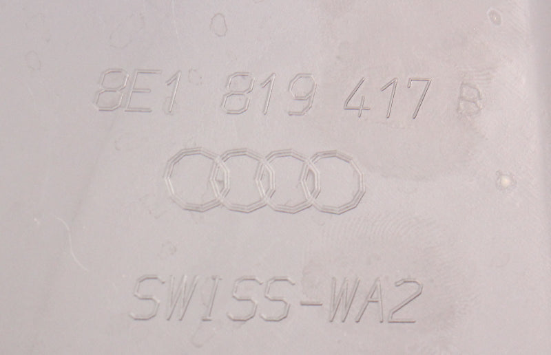 Windshield Rain Tray Cowl Battery Cover 02-05 Audi A4 S4 B6 ~ 8E1 819 417 B