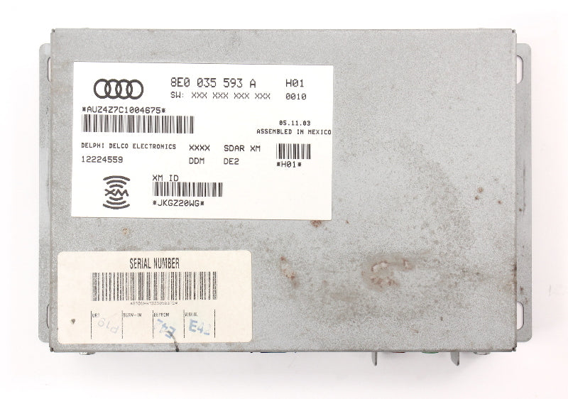 Sirius XM Radio Tuner Module VW Rabbit MK5 Passat Audi A3 A4 S4 - 8E0 035 593 A