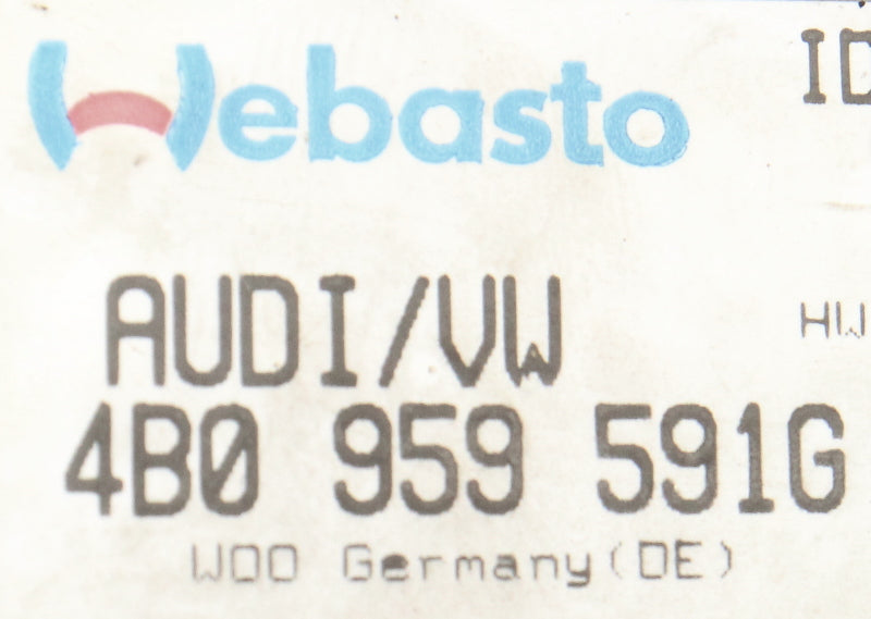 Sunroof Motor 02-05 Audi A4 A6 B6 C5 Jetta Wagon Sun Moon Roof - 4B0 959 591 G