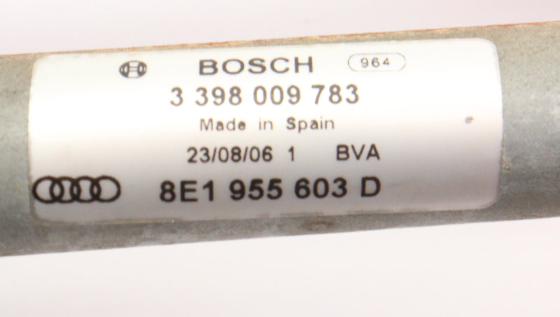 Windshield Wiper Linkage 02-08 Audi A4 S4 RS4 B6 B7 - Genuine - 8E1 955 603 D