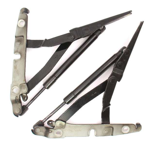 Trunk Hinges & Struts 02-08 Audi A4 S4 B6 B7 LY9B Black - 8E5 827 301 C / 302 C