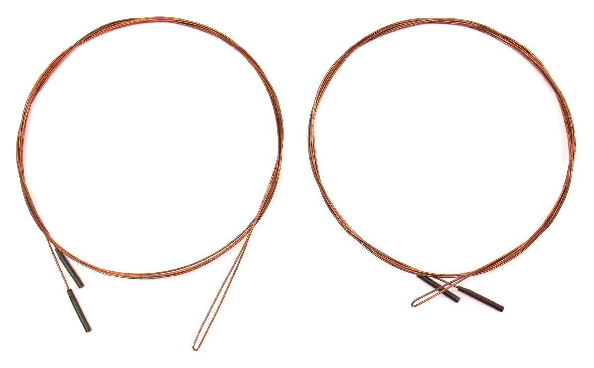 NOS Heater Box Cables 62-64 VW Beetle Bug Ghia Osta West Germany - 111 711 629 E