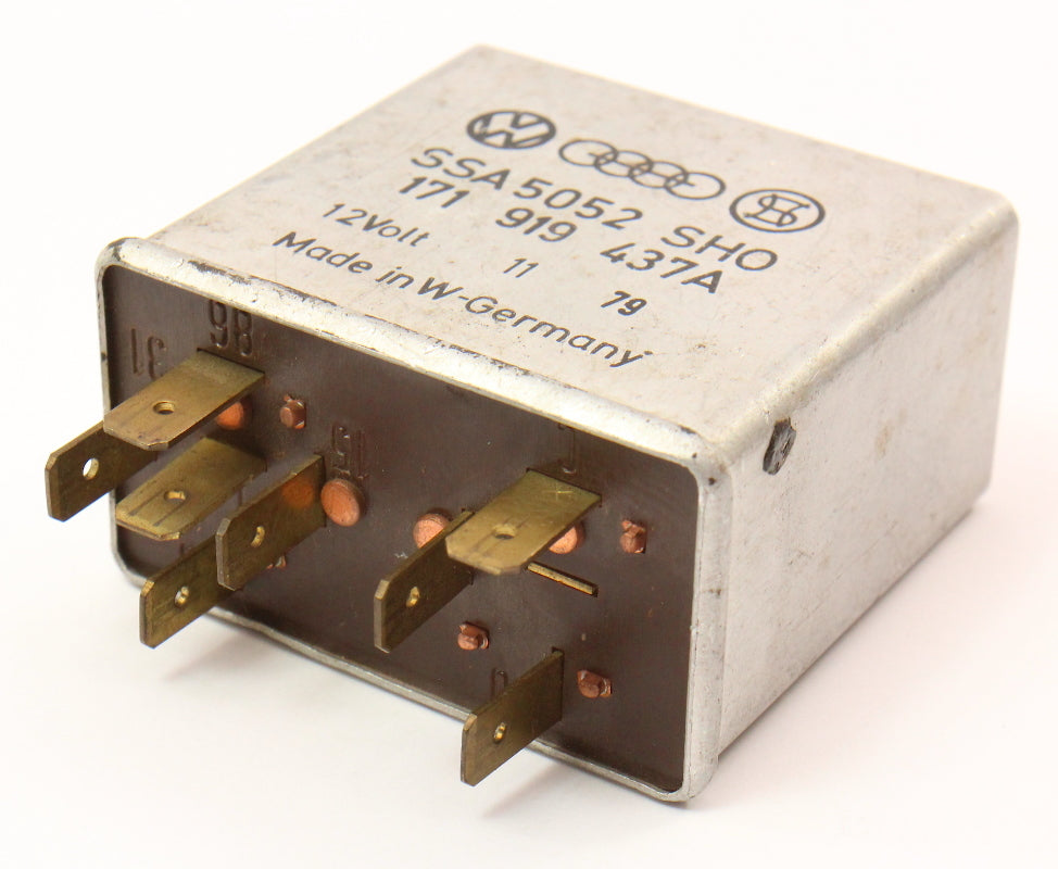 Seat Belt Buzzer Relay 81-87 VW Jetta Golf Rabbit Mk1 MK2 - SHO - 171 919 437 A