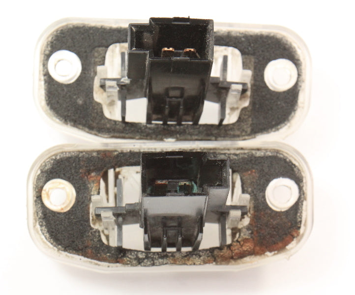 License Plate Lamps Lights 90-94 VW Passat B3 - Genuine