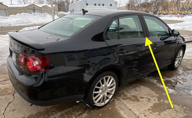 RH Rear Door Window Trim 05-10 VW Jetta Mk5 Sportwagen - 1K5 839 902 D