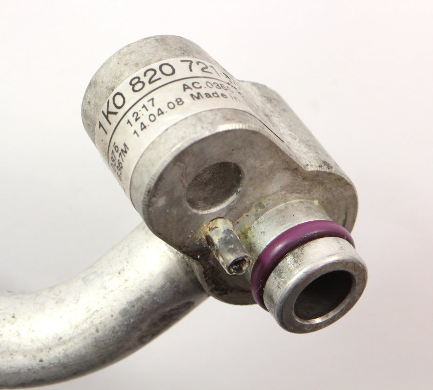 AC A/C Line Hose VW Jetta GTI MK5 Audi A3 BPY 2.0T - Genuine - 1K0 820 721 BK