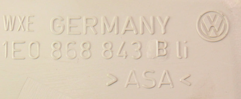 LH Convertible Top Boot Hinge Cover Trim 95-02 VW Cabrio MK3 Beige 1E0 868 843 B