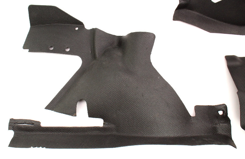 Trunk Side Panel Liners 95-02 VW Cabrio MK3 MK3.5 - Genuine - 1E0 857 467