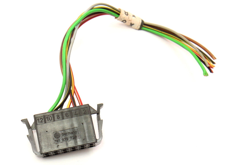 Lock Vacuum Pump Wiring Plug 93-95 VW Jetta Golf MK3 Passat B4 - 191 972 726