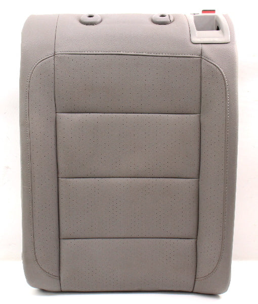 LH Rear Seat Back Rest & Latch 05-10 VW Jetta MK5 - Art Gray Leatherette