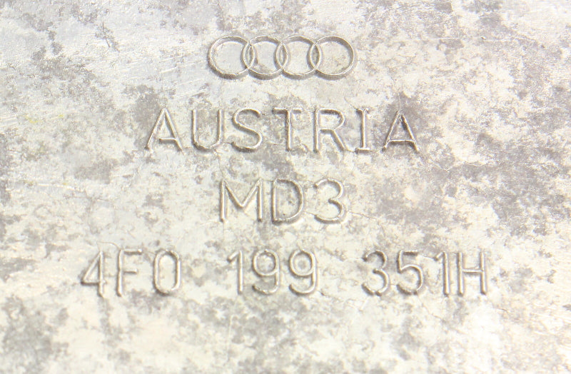 LH Motor Mount Sub Frame Bracket 05-11 Audi A6 C6 - Genuine - 4F0 199 351 S