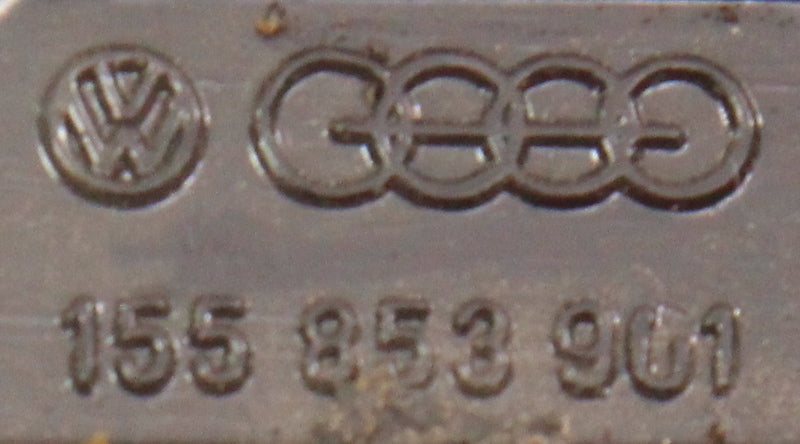 Karmann Fender Emblem Badge Set 85-93 VW Cabriolet MK1 - Genuine - 155 853 901