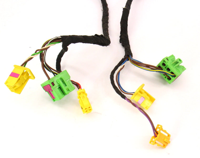 Heated Seats Floor Wiring Harness Pigtail Plugs 01-05 VW Passat B5.5 Genuine