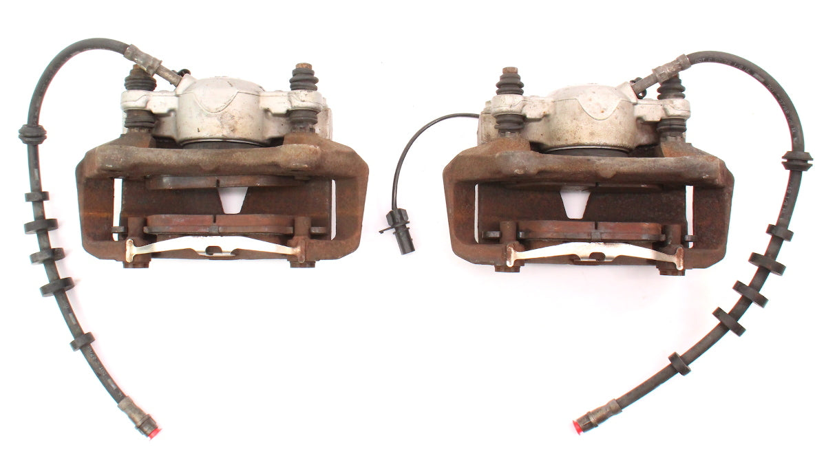 Front Big Brake Caliper Set 320mm x 30mm 09-12 Audi A4 A5 S4 S5 B8 - Genuine