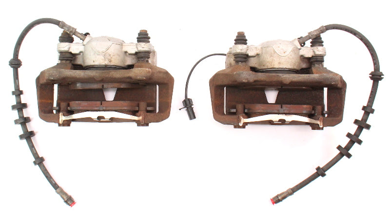 Front Big Brake Caliper Set 320mm x 30mm 09-12 Audi A4 A5 S4 S5 B8 - Genuine