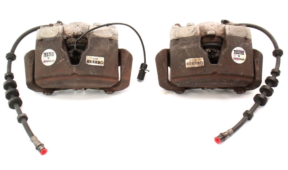 Front Big Brake Caliper Set 320mm x 30mm 09-12 Audi A4 A5 S4 S5 B8 - Genuine